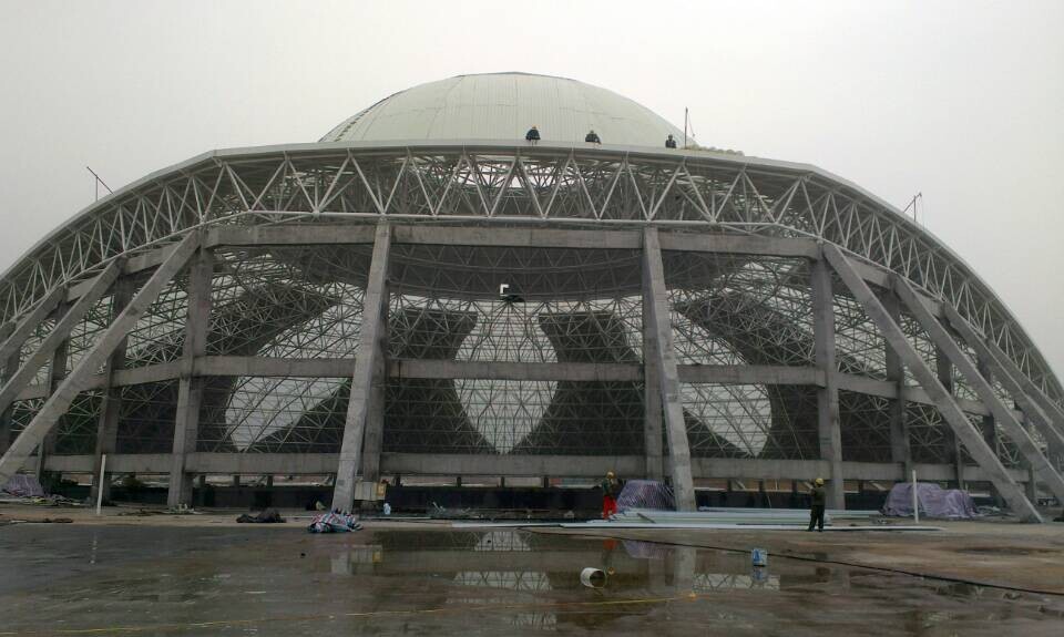 都江堰温泉馆网架工程